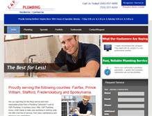 Tablet Screenshot of cp-plumbing.com